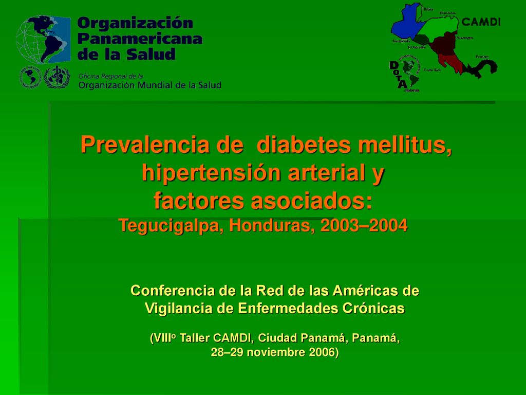 Prevalencia de diabetes mellitus, hipertensión arterial y factores asociados: