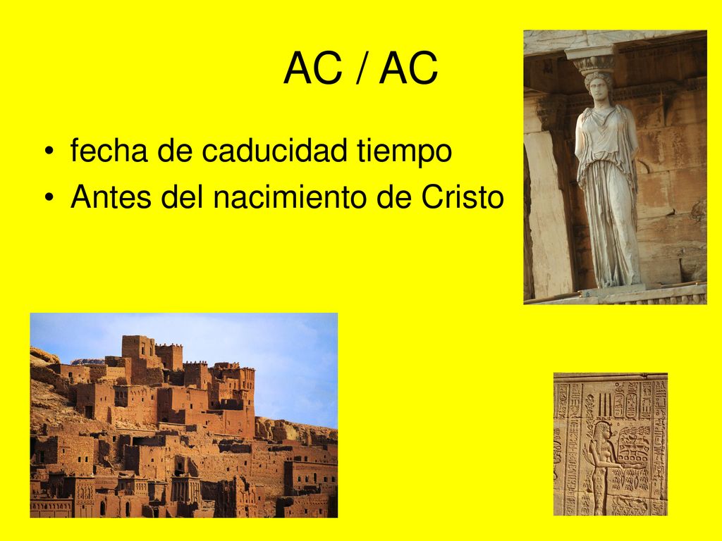 AC / AC fecha de caducidad tiempo Antes del nacimiento de Cristo