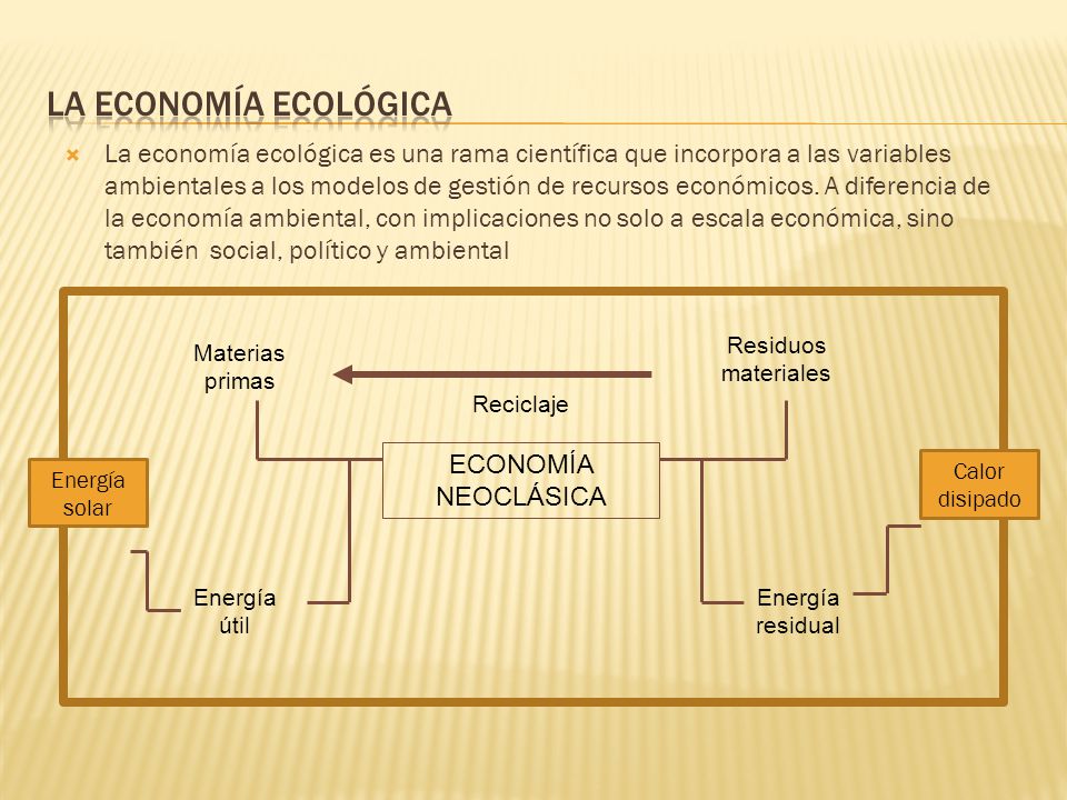 La Economía ecológica