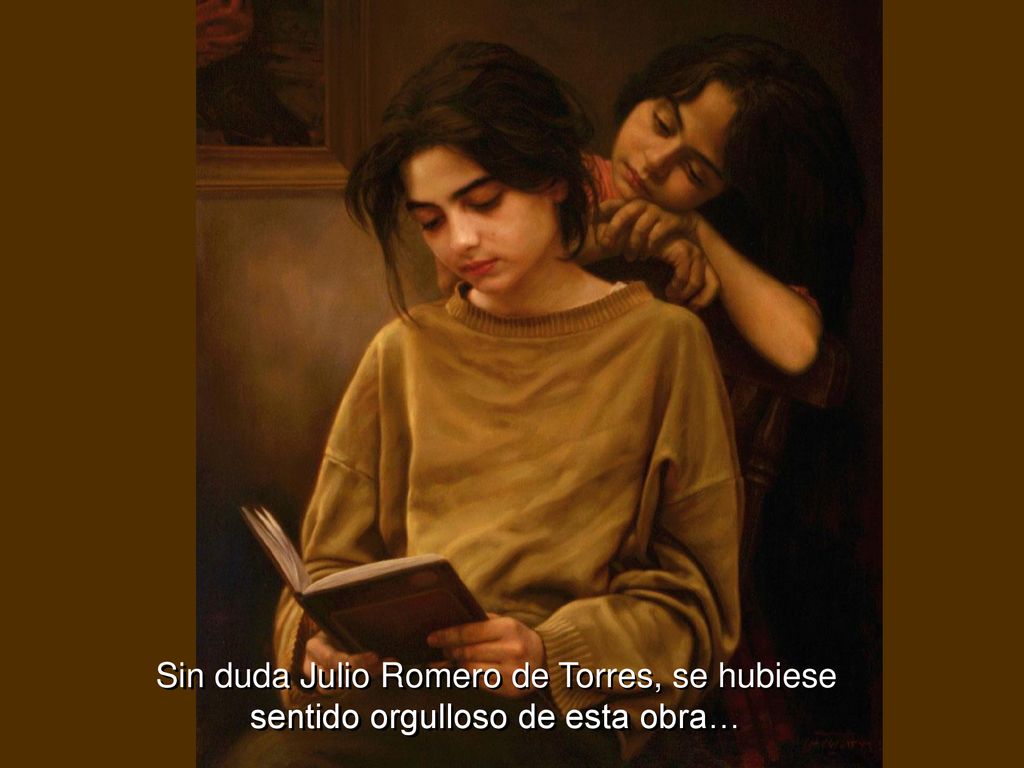 Sin duda Julio Romero de Torres, se hubiese sentido orgulloso de esta obra…