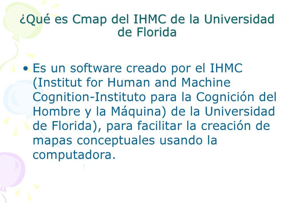 ¿Qué es Cmap del IHMC de la Universidad de Florida