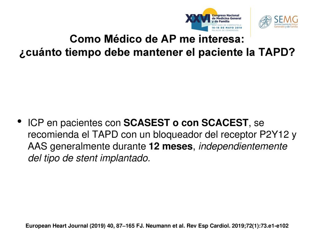 Como Médico de AP me interesa: ¿cuánto tiempo debe mantener el paciente la TAPD
