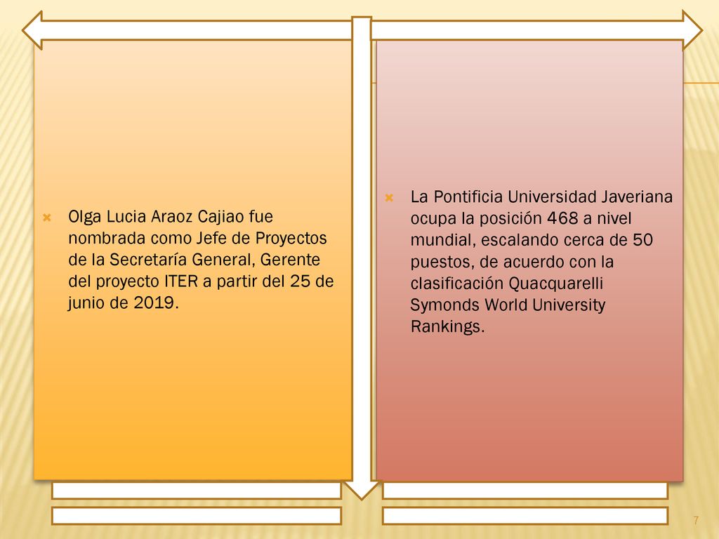 Olga Lucia Araoz Cajiao fue nombrada como Jefe de Proyectos de la Secretaría General, Gerente del proyecto ITER a partir del 25 de junio de 2019.
