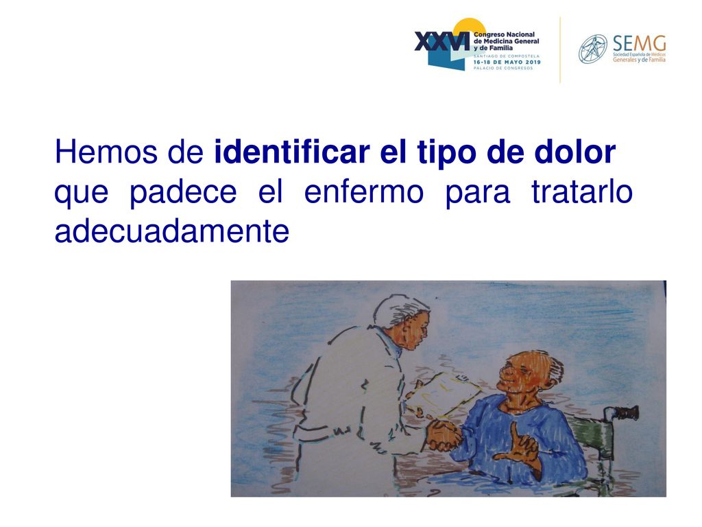Hemos de identificar el tipo de dolor