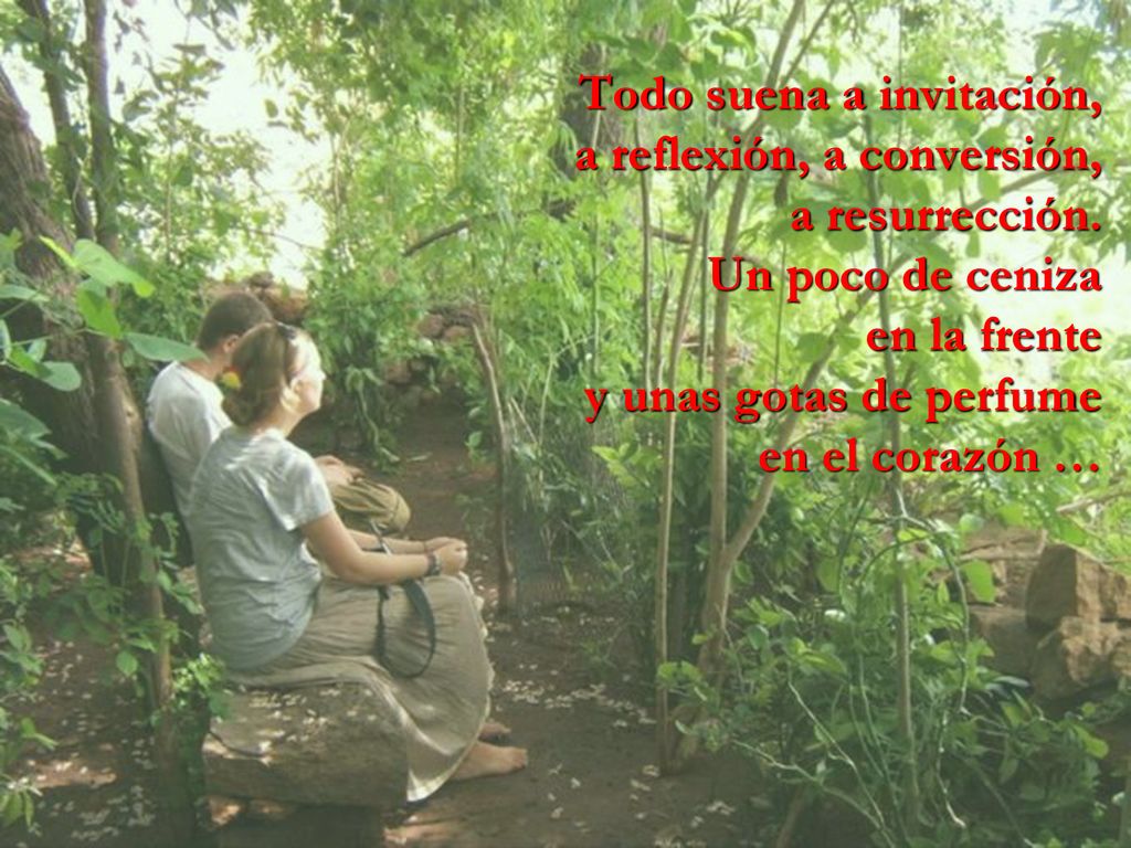 Todo suena a invitación, a reflexión, a conversión, a resurrección