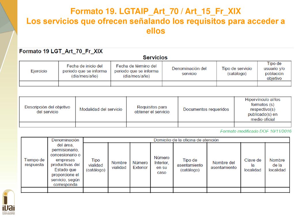 Formato 19. LGTAIP_Art_70 / Art_15_Fr_XIX