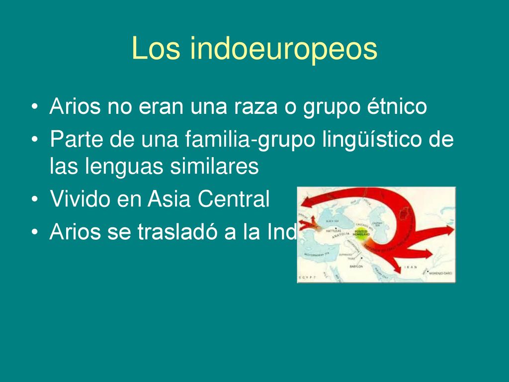 Los indoeuropeos Arios no eran una raza o grupo étnico