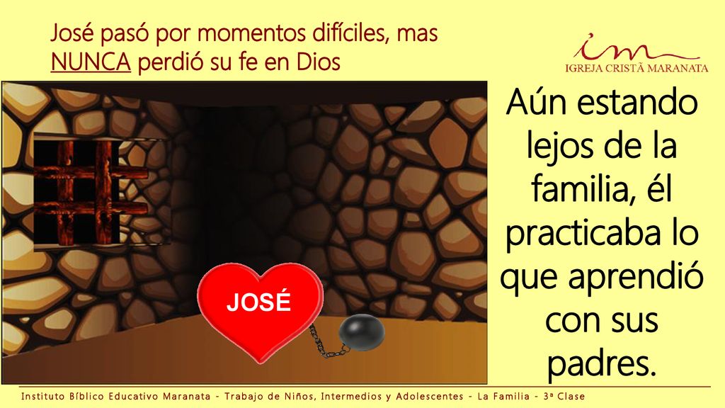 José pasó por momentos difíciles, mas NUNCA perdió su fe en Dios