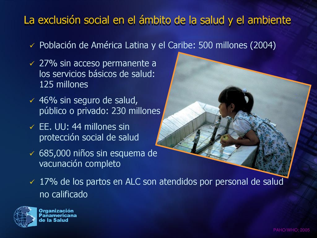 La exclusión social en el ámbito de la salud y el ambiente