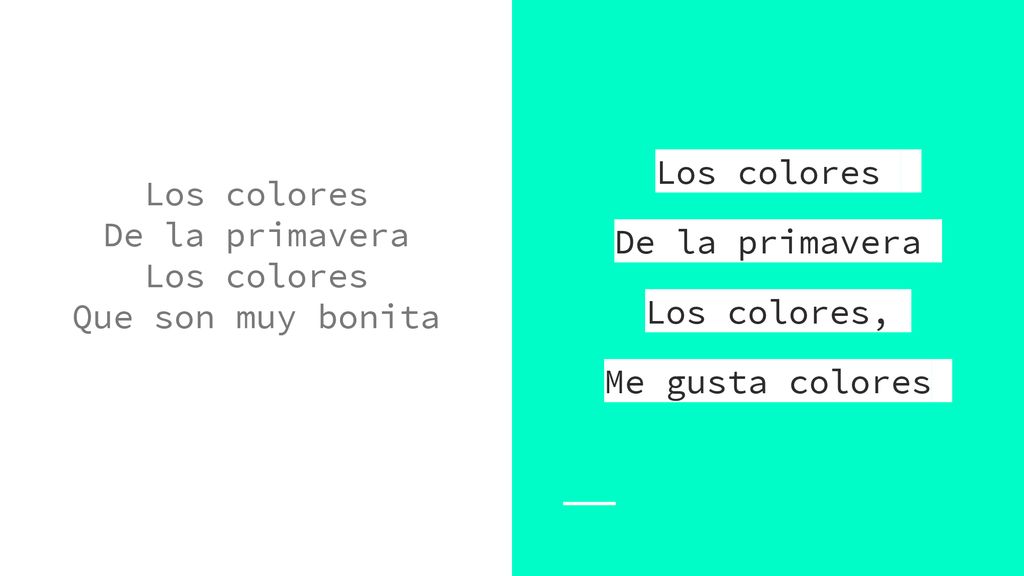 Los colores De la primavera Que son muy bonita