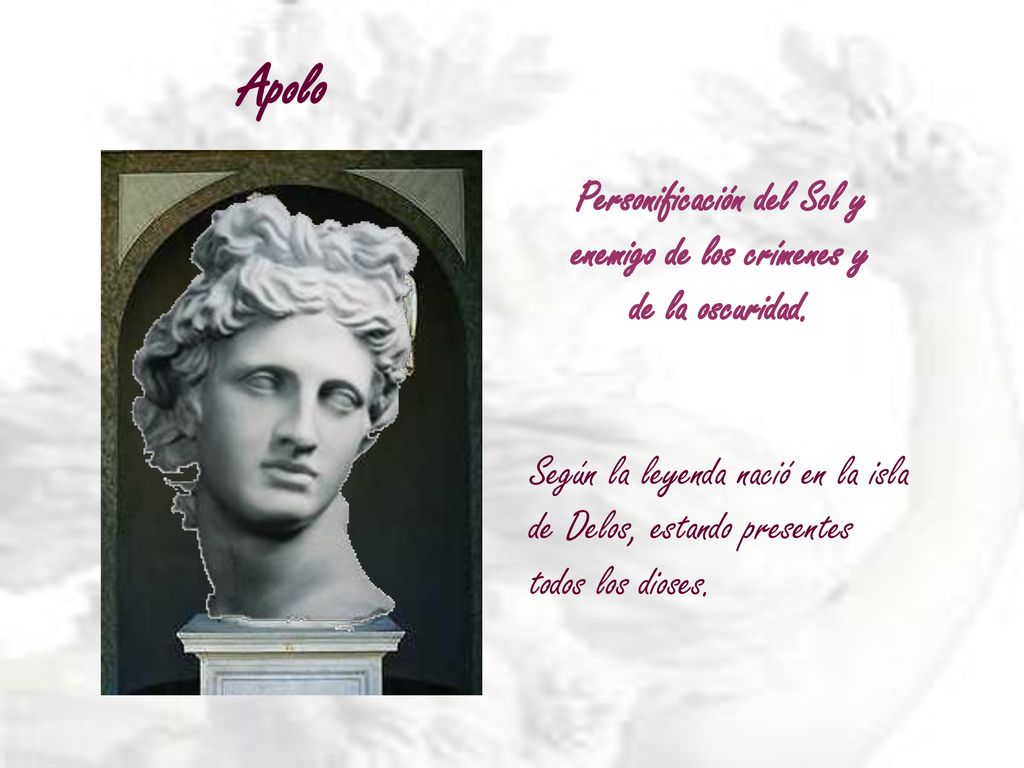 Personificación del Sol y enemigo de los crímenes y de la oscuridad.