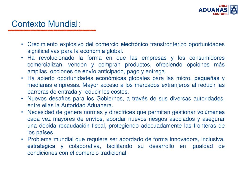 Contexto Mundial: Crecimiento explosivo del comercio electrónico transfronterizo oportunidades significativas para la economía global.