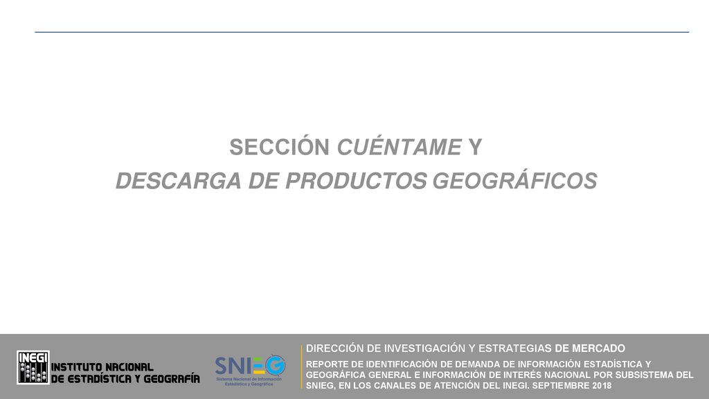 DESCARGA DE PRODUCTOS GEOGRÁFICOS