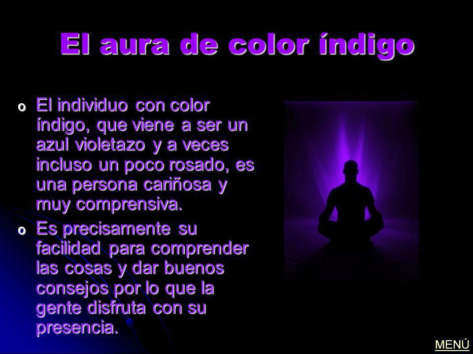El aura de color índigo
