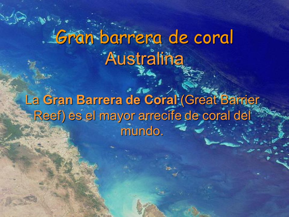 Gran barrera de coral Australina