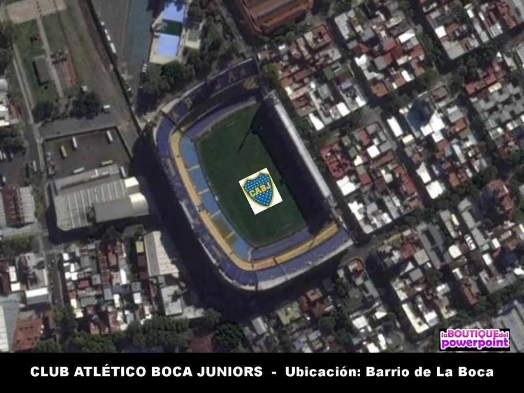CLUB ATLÉTICO BOCA JUNIORS - Ubicación: Barrio de La Boca