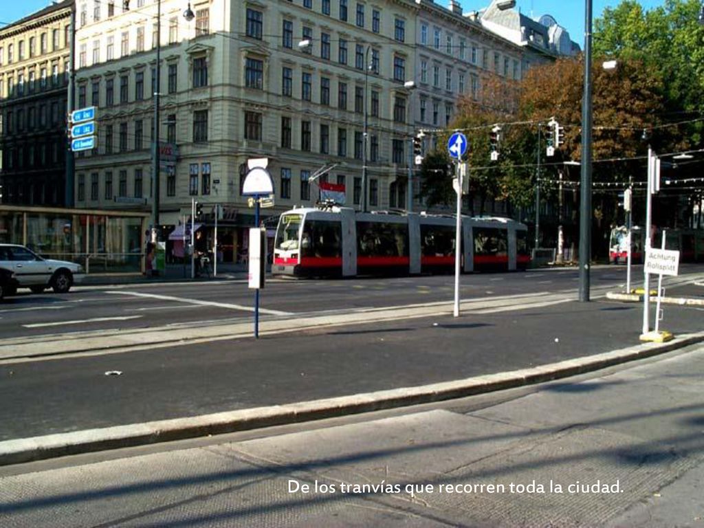 De los tranvías que recorren toda la ciudad.