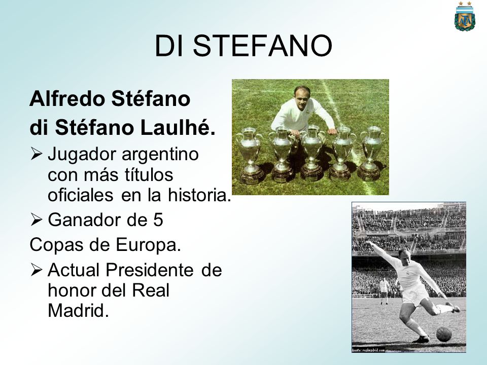 DI STEFANO Alfredo Stéfano di Stéfano Laulhé.