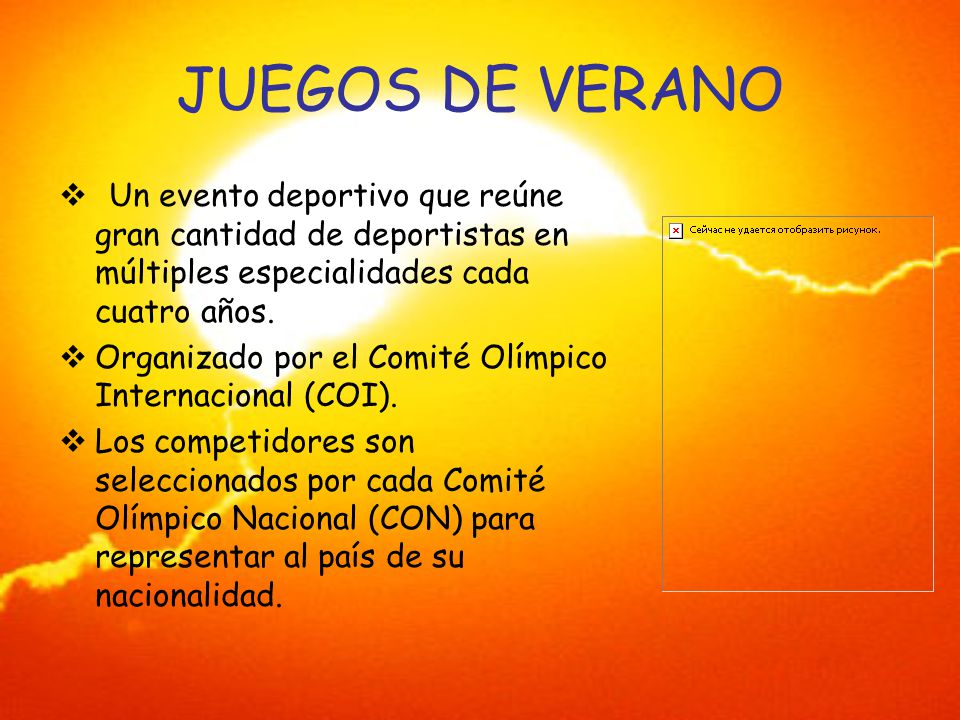JUEGOS DE VERANO Un evento deportivo que reúne gran cantidad de deportistas en múltiples especialidades cada cuatro años.