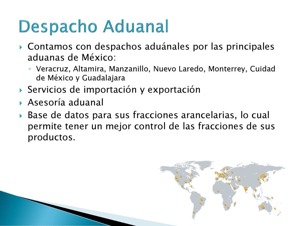 Servicios de importación y exportación Asesoría aduanal