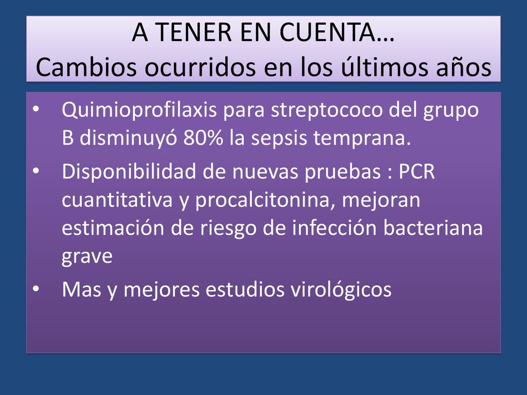A TENER EN CUENTA… Cambios ocurridos en los últimos años