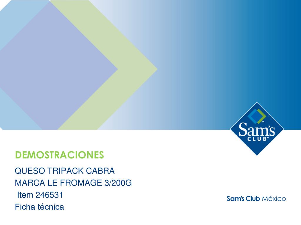 QUESO TRIPACK CABRA MARCA LE FROMAGE 3/200G Item Ficha técnica