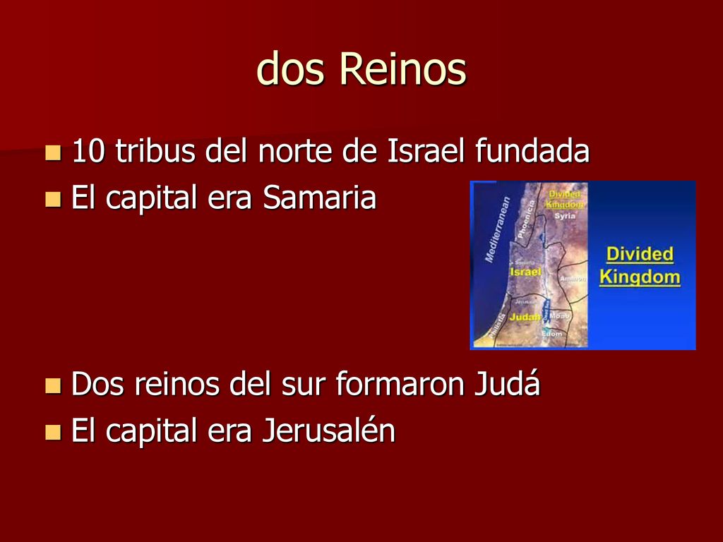 dos Reinos 10 tribus del norte de Israel fundada