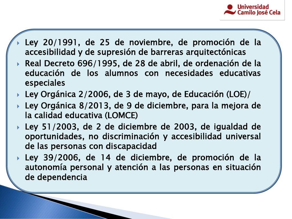 Ley 20/1991, de 25 de noviembre, de promoción de la accesibilidad y de supresión de barreras arquitectónicas