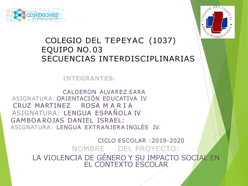 LA VIOLENCIA DE GÉNERO Y SU IMPACTO SOCIAL EN EL CONTEXTO ESCOLAR