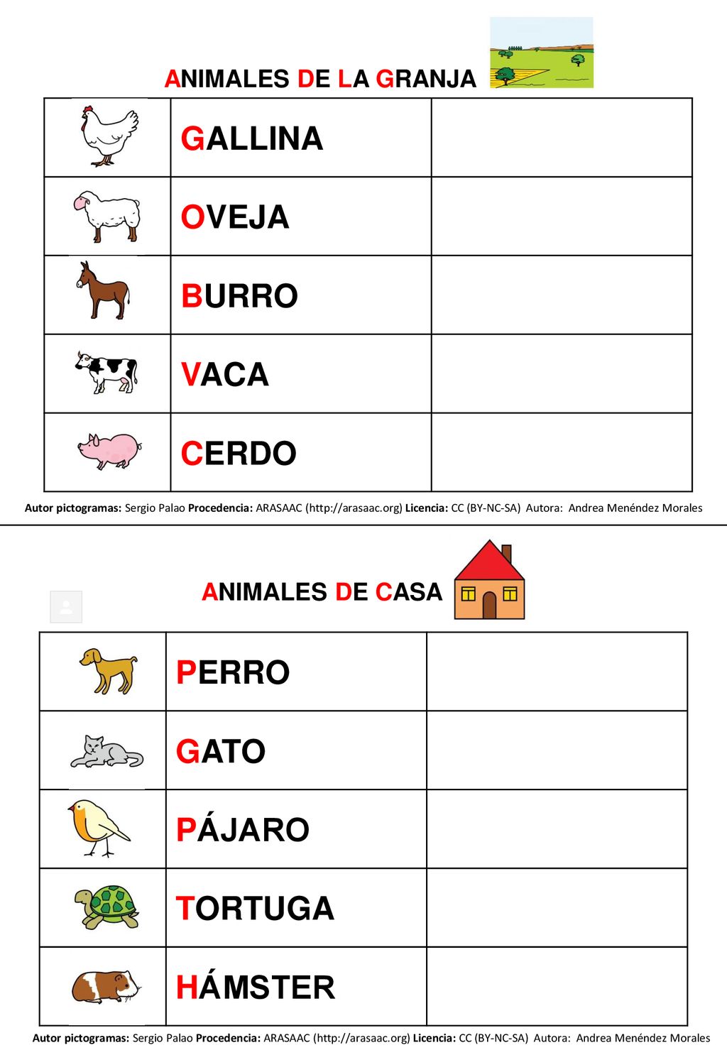 GALLINA OVEJA BURRO VACA PERRO CERDO GATO PÁJARO TORTUGA HÁMSTER