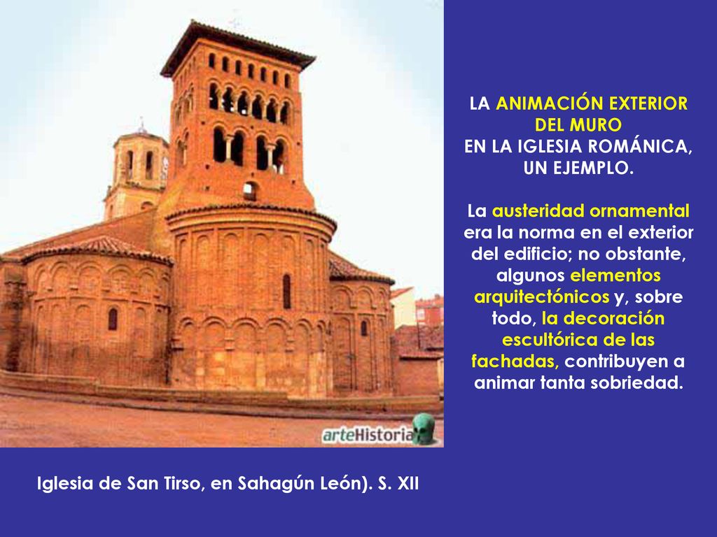LA ANIMACIÓN EXTERIOR DEL MURO EN LA IGLESIA ROMÁNICA, UN EJEMPLO