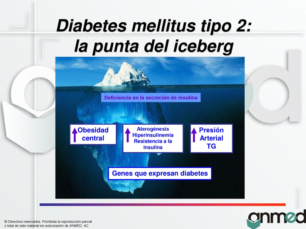 Diabetes mellitus tipo 2: la punta del iceberg