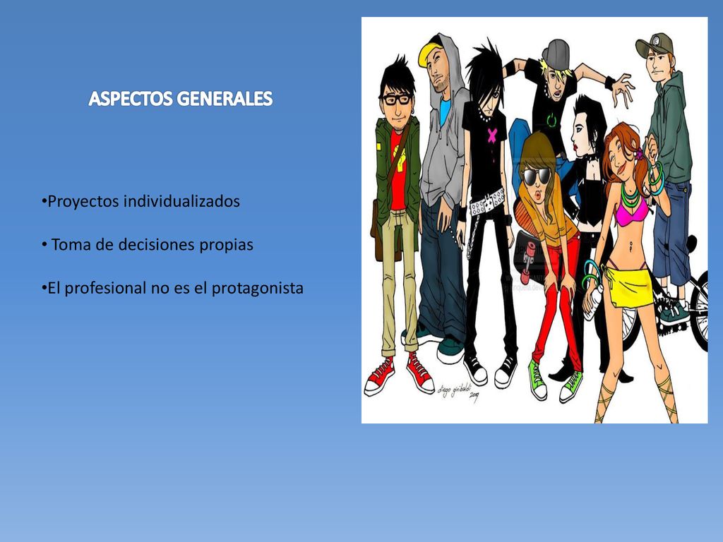 ASPECTOS GENERALES Proyectos individualizados