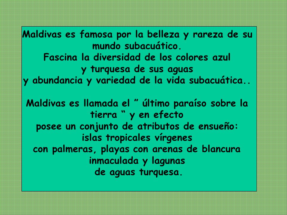 Maldivas es famosa por la belleza y rareza de su mundo subacuático.