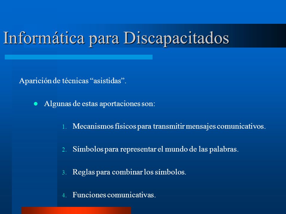 Informática para Discapacitados