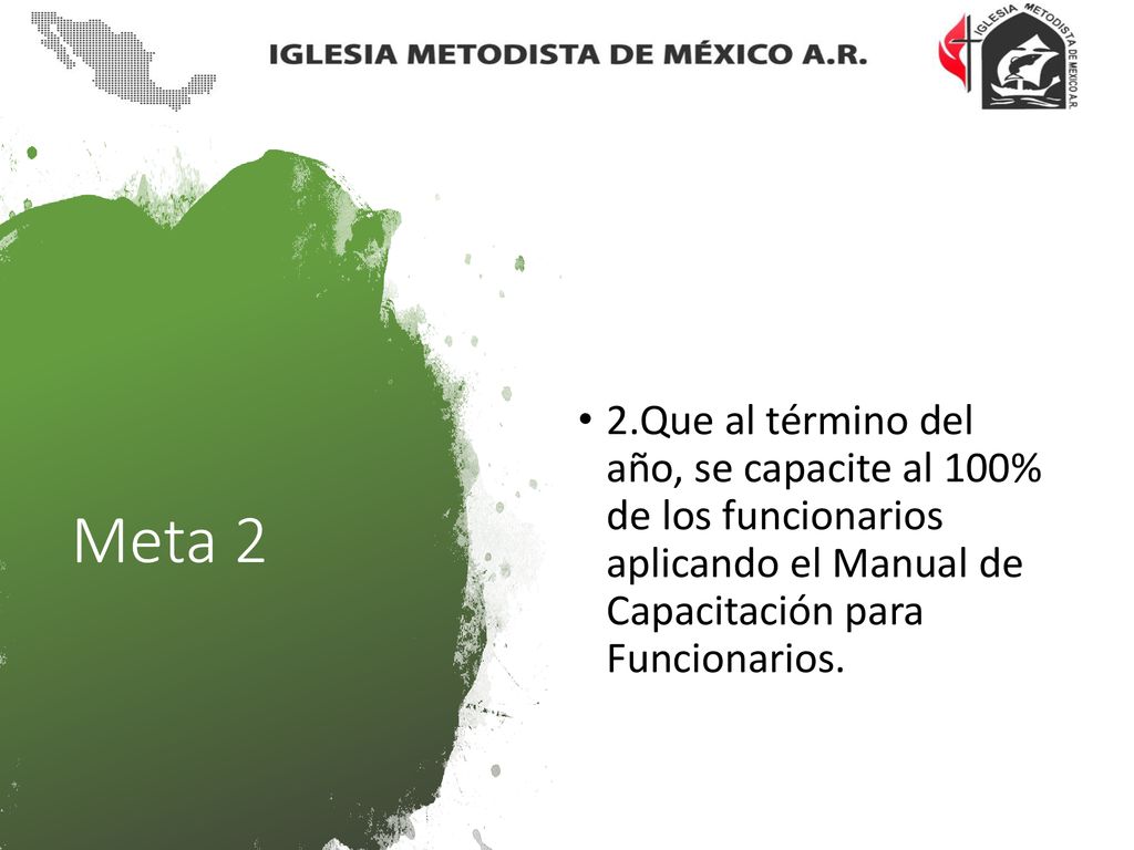 2.Que al término del año, se capacite al 100% de los funcionarios aplicando el Manual de Capacitación para Funcionarios.