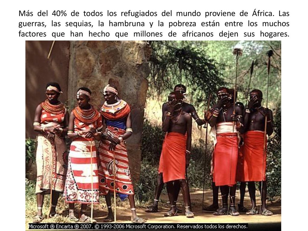 Más del 40% de todos los refugiados del mundo proviene de África