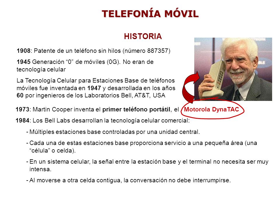 HISTORIA 1908: Patente de un teléfono sin hilos (número )