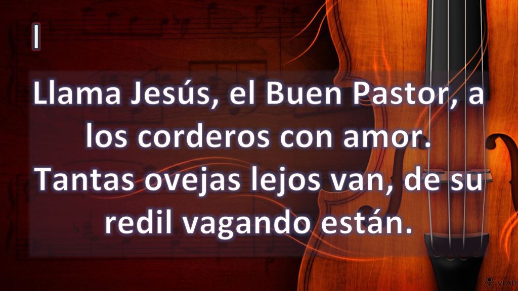 I Llama Jesús, el Buen Pastor, a los corderos con amor.
