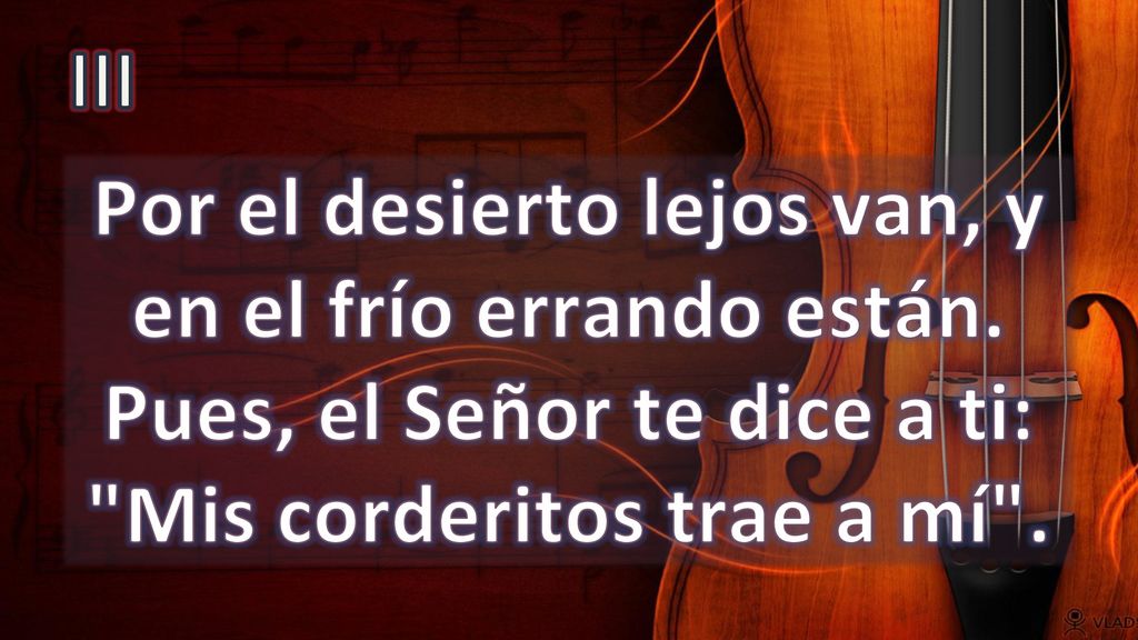 III Por el desierto lejos van, y en el frío errando están.