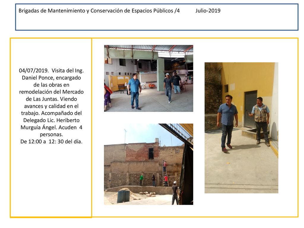 Brigadas de Mantenimiento y Conservación de Espacios Públicos /4 Julio-2019