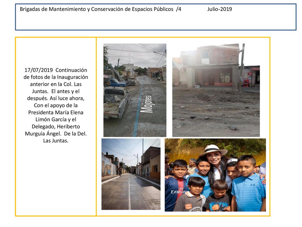Brigadas de Mantenimiento y Conservación de Espacios Públicos /4 Julio-2019
