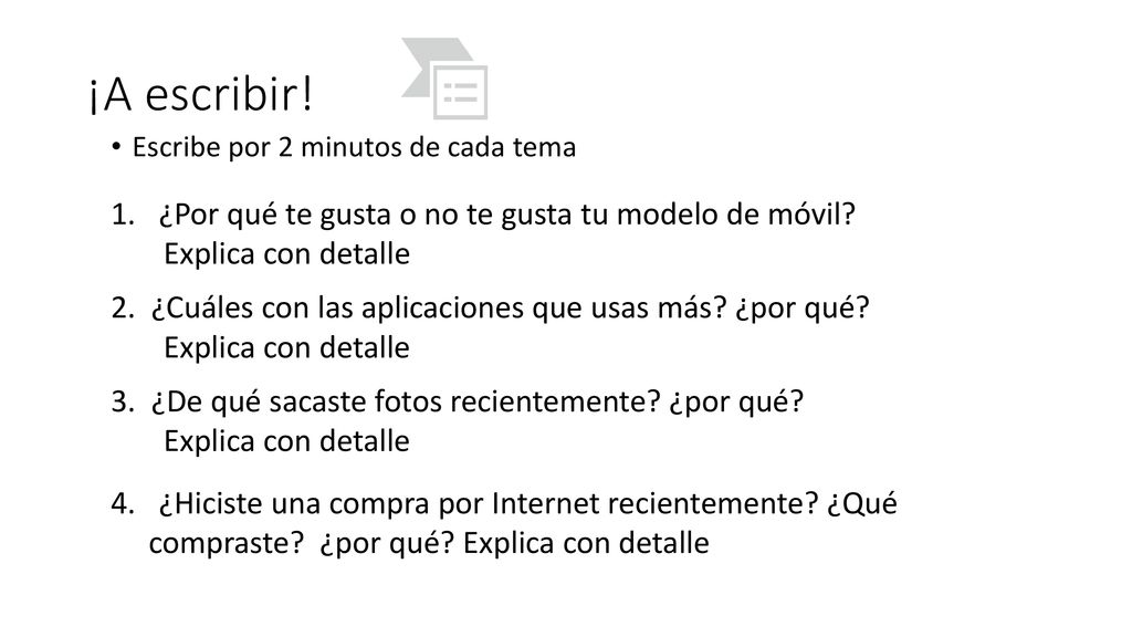 ¡A escribir! ¿Por qué te gusta o no te gusta tu modelo de móvil