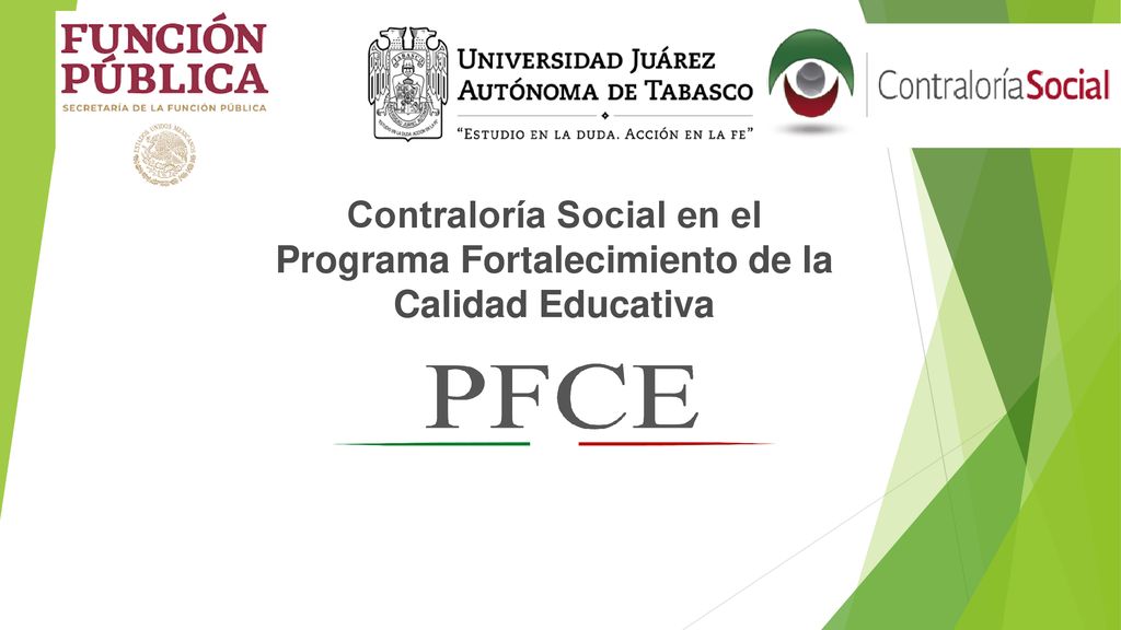 Contraloría Social en el Programa Fortalecimiento de la Calidad Educativa