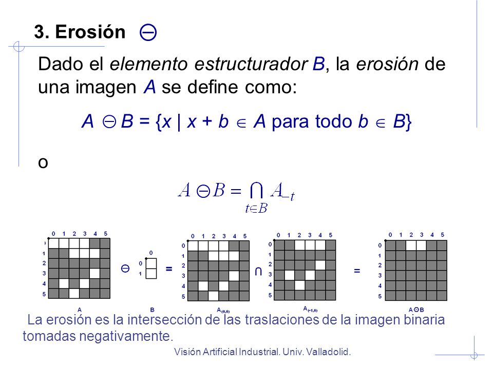 A B = {x | x + b  A para todo b  B} o
