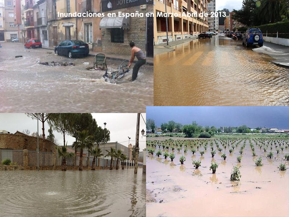 Inundaciones en España en Marzo-Abril de 2013