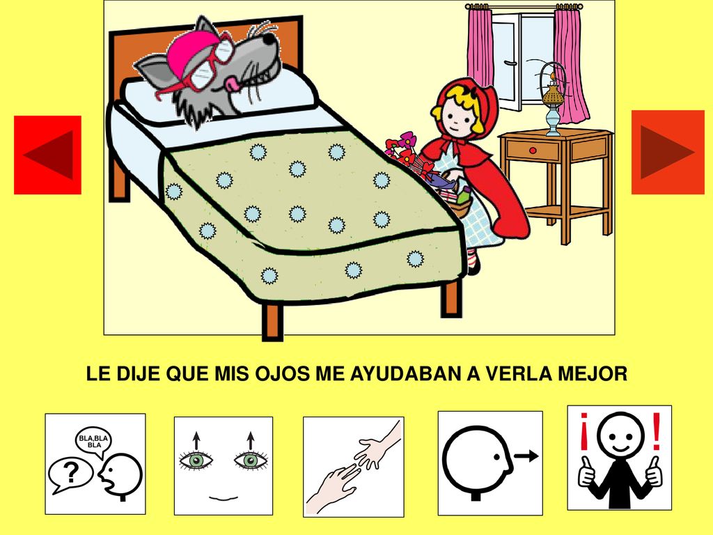 LE DIJE QUE MIS OJOS ME AYUDABAN A VERLA MEJOR