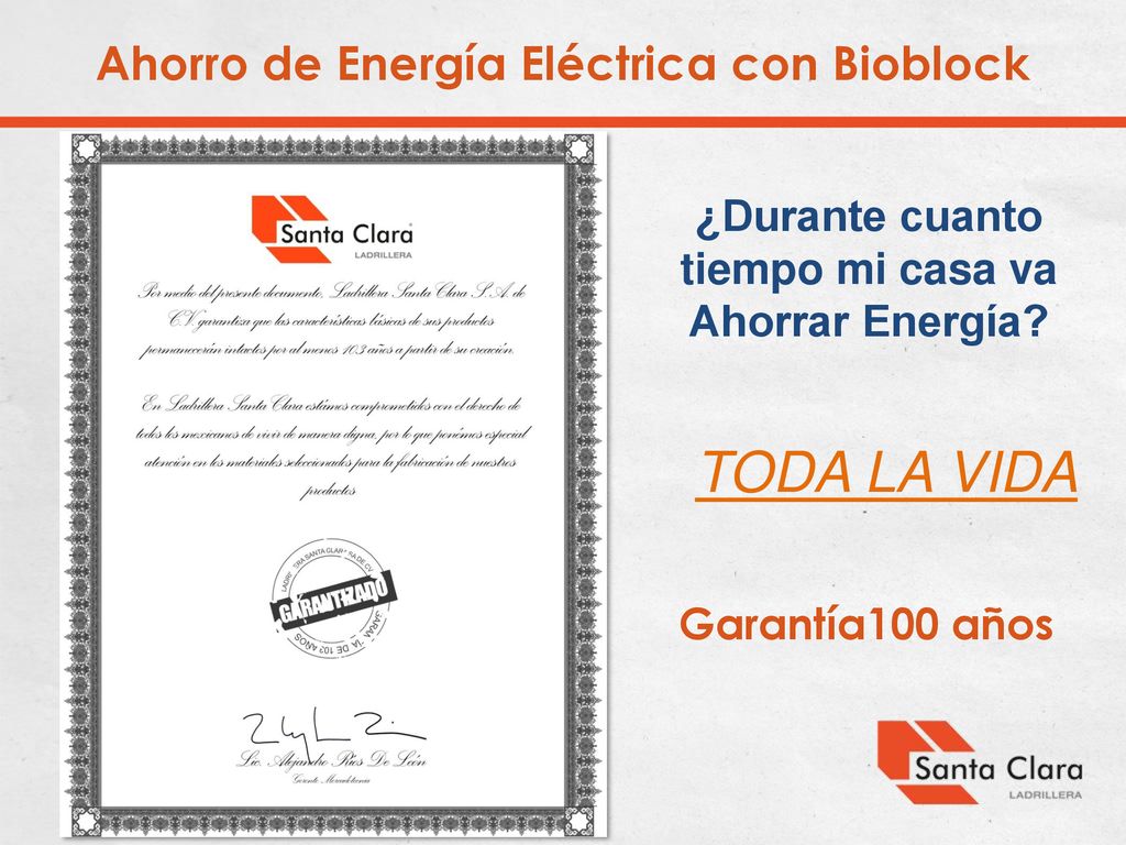 TODA LA VIDA Ahorro de Energía Eléctrica con Bioblock