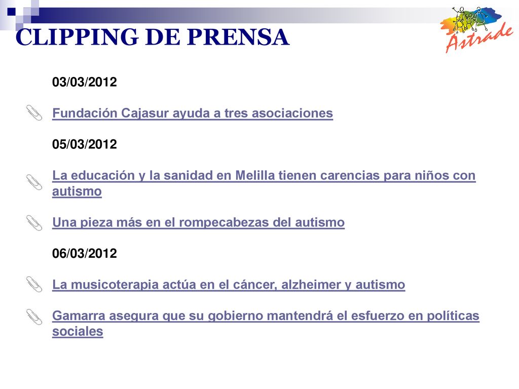 CLIPPING DE PRENSA 03/03/2012. Fundación Cajasur ayuda a tres asociaciones. 05/03/2012.