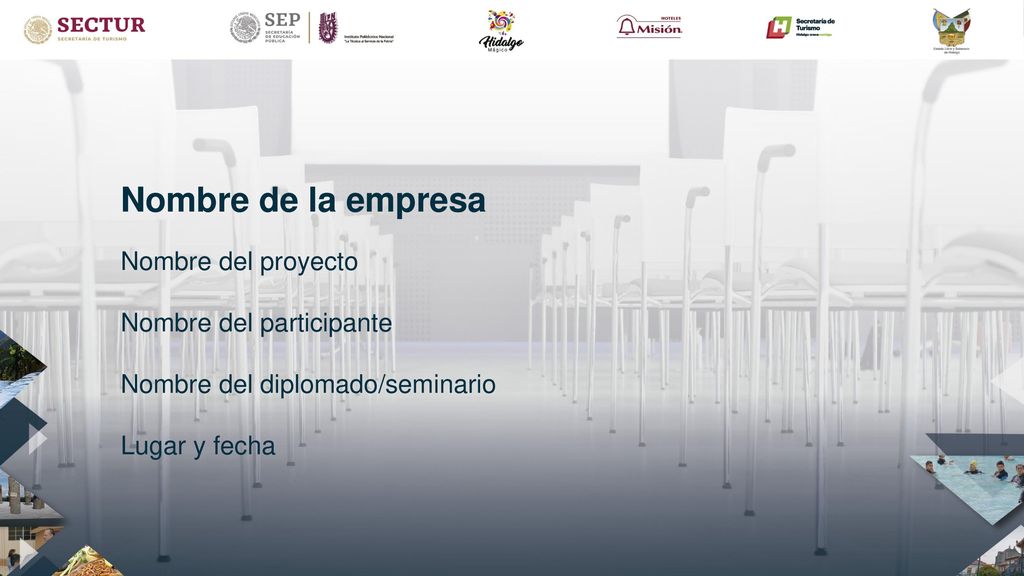 Nombre de la empresa Nombre del proyecto Nombre del participante